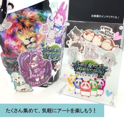 画像3: プリントロンTガール（3）フロントドクロ-骸骨魚