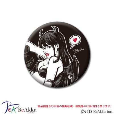 画像1: 缶バッジ44mm-devil-Dsuke