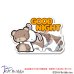 画像1: テンション高めな白ウサギ-GOOD NIGHT-ぽてと (1)