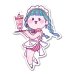 画像1: いちごパフェのメイド-こけし (1)
