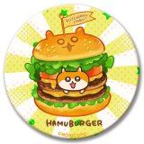 缶バッジ75mm-クソハムバーガー-NORICOPO