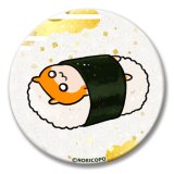 缶バッジ75mm-クソハム寿司-NORICOPO