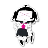 ミニ病みセーラー服ちゃん(指差しナイフ)-もるめの