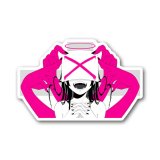 ピンクの手(グレー)-もるめの