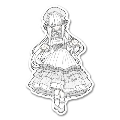 画像1: ゴシック白-NONNKI