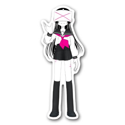 画像1: 病みセーラー服ちゃん(ピンク・yamikawa)-もるめの