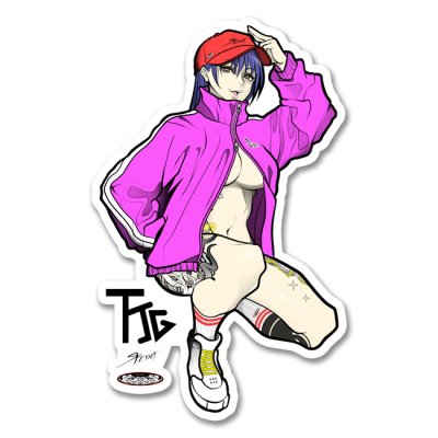 画像1: 刺青トラックJKガール B-骸骨魚