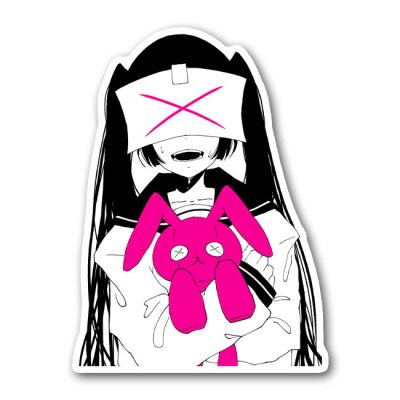 画像1: 病みセーラー服ちゃんとイブちゃん(イブちゃん抱え)-もるめの