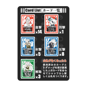 カード一覧表