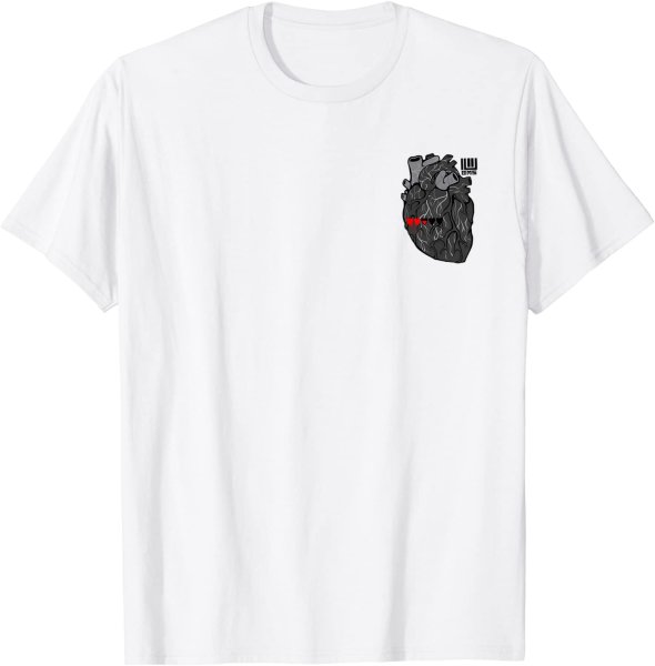 画像1: 【Tシャツ】心臓［黒］-nogi（画像をクリックで販売ページ） (1)