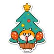 画像1: クリスマスツリー・クソハムちゃん-NORICOPO (1)
