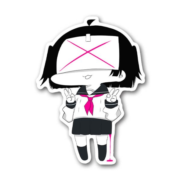 画像1: ミニ病みセーラー服ちゃん(ピース)-もるめの (1)