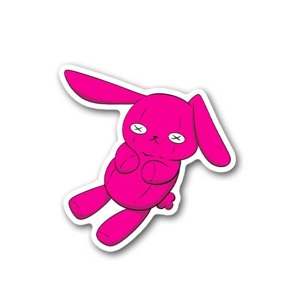 画像1: ウサギのイブちゃん(寝ころび)-もるめの (1)