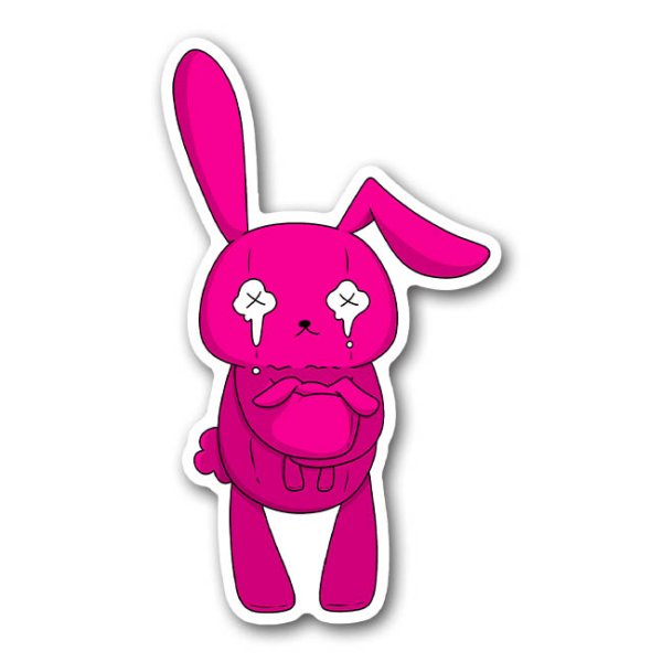 画像1: ウサギのイブちゃん(涙目)-もるめの (1)