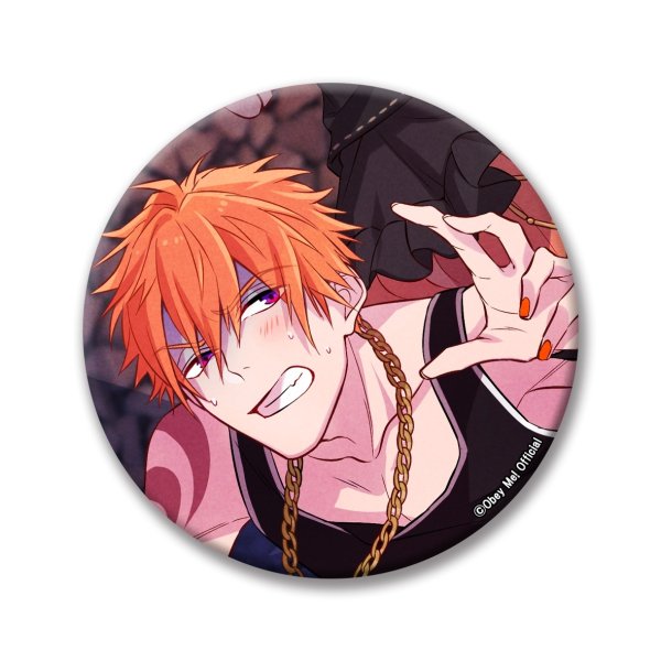 画像1: 缶バッジ75mm-Obay Me!-15 (1)