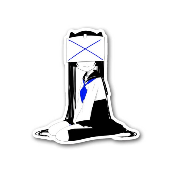 画像1: 病みセーラー服ちゃん(青・ずっと好きって言ったじゃん)-もるめの (1)